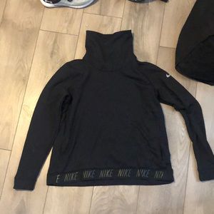 Nike cropped neck sweatshirt